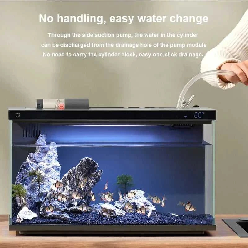 NEW MIJIA Smart Fish Tank MYG100 Work With Mijia APP Mobile Controlled Remote Feeding Smart Lighting System Light Aquarium20L The jack market .AU The jack market .AU Home $ 131 14:366#Add UK Adapter