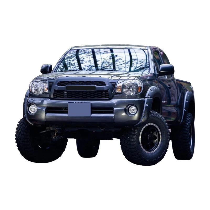 Pickup Truck Auto Parts Body Kits Offroad Part ABS Plastic Black Front Bumper Grill Parilla Para Fit For Tacoma 2005-2011