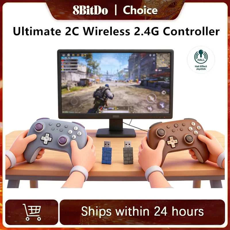 8BitDo New Ultimate 2C Wireless 2.4G Gaming Controller with Hall Effect Joystick for PC Steam Deck Raspberry Pi Android The jack market .AU The jack market .AU Accessories Electronics $ 90 14:366#Brownie