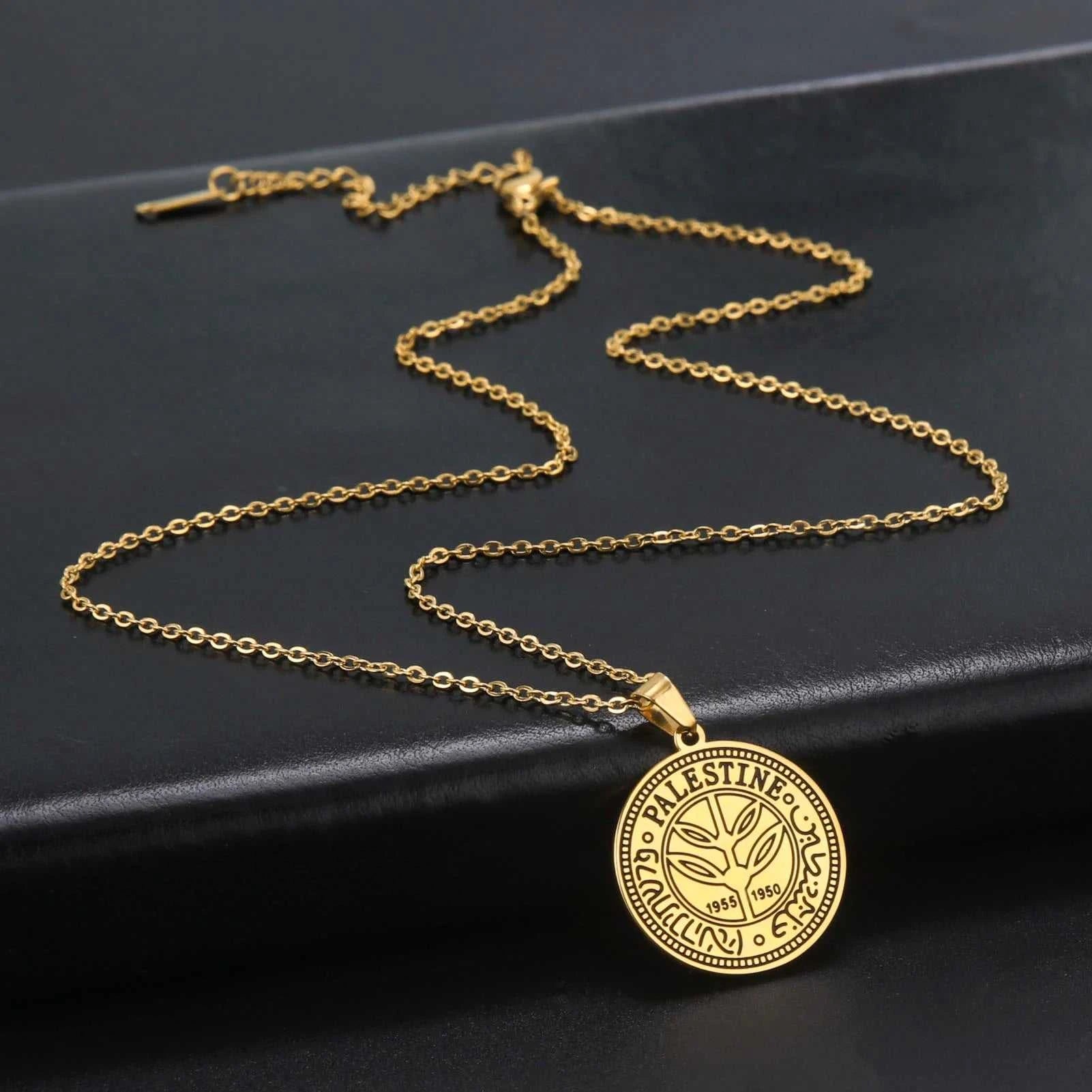 Cazador Vintage Palestine Women's Necklace Men Pendant Choker Necklace Mother Gift Stainless Steel Jewelry 2024 Wholesale The jack market .AU The jack market .AU Jewellery & Chains $ 48 200001034:2604813136#Rose Gold Color