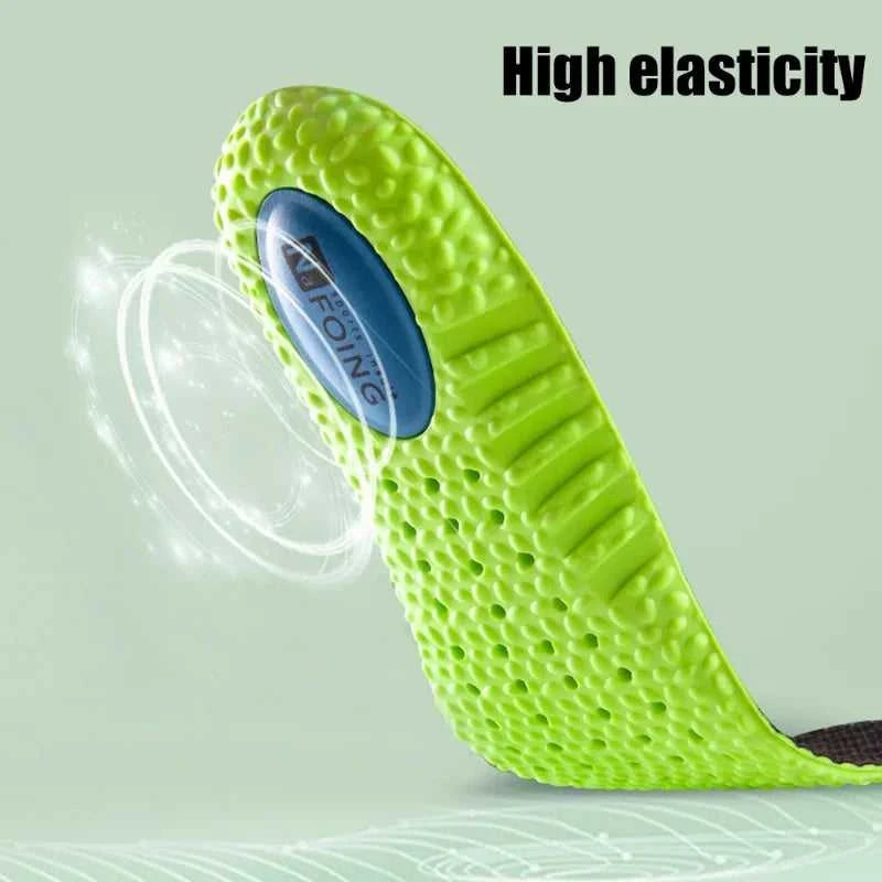 Silicone Memory Sponge Elastic Sports Insoles Orthopedic Insole Shock Absorption Air Cushion Deodorant Soft Shoes Pad Men Women The jack market .AU The jack market .AU Step Up Your Style: Trendy Shoes for Every Occasion! $ 47 14:173#Style 02 Green;200000124:200000283#EU45-46