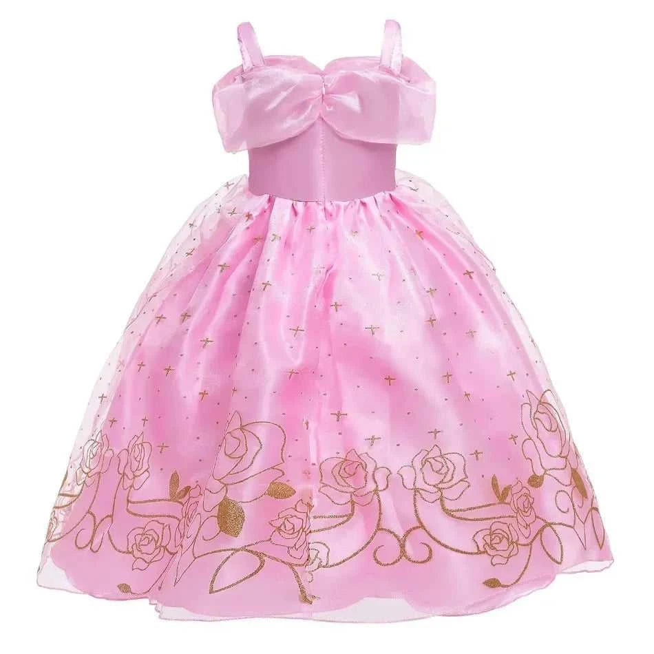 Kid Princess Pink Dress Girl Summer Fancy Party Clothes Children Sleeping Beauty Flower Dresses Christmas Carnival Costume Cloth The jack market .AU The jack market .AU Mum & Kids: Essential Products for Every Family $ 49 14:200001438#Aurora03;200000463:200661901#6-7T (Size 140)
