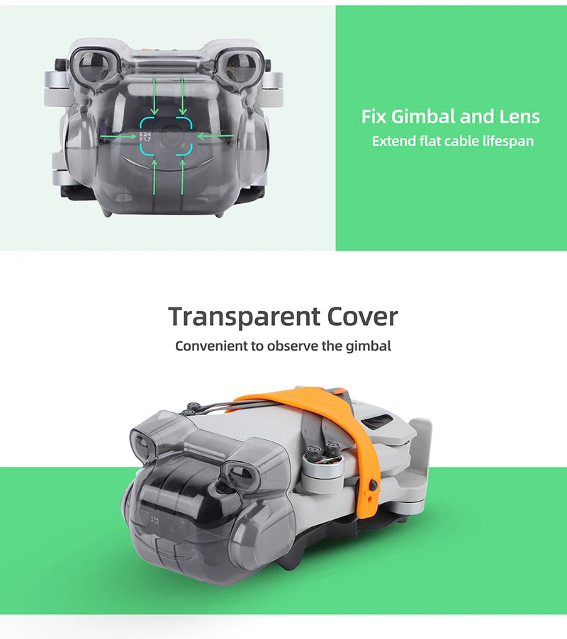 Mini 3 Drone Lens Cap Sunshade Protective Cover Gimbal Camera Lens Hood For DJI Mini 3 Accessories