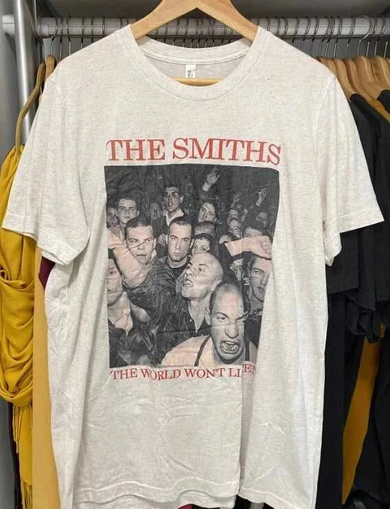 Rare The Smiths T-shirt Morrissey Hardcore Punk Indie Rock Band white Graphic Short Sleeve Shirt Unisex Men Women Summer The jack market .AU The jack market .AU Men Fashion $ 36 14:771#0;5:200000990