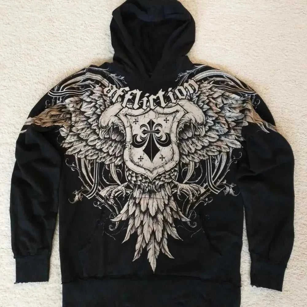 European and American fashion men's autumn horror skull print comfortable soft hooded sweatshirt outdoor street style top The jack market .AU The jack market .AU Men Fashion $ 36 14:771#QHQHJ3UMAV7S;5:200005259