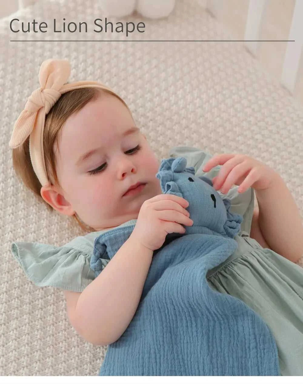 Muslin Baby Comfort Towel Cotton Comforter Blanket Soft Newborn Sleeping Dolls Kids Fashion Sleep Toy Soothe Appease Towel Bibs The jack market .AU The jack market .AU Mum & Kids: Essential Products for Every Family $ 22 14:175#SU1017 Blue