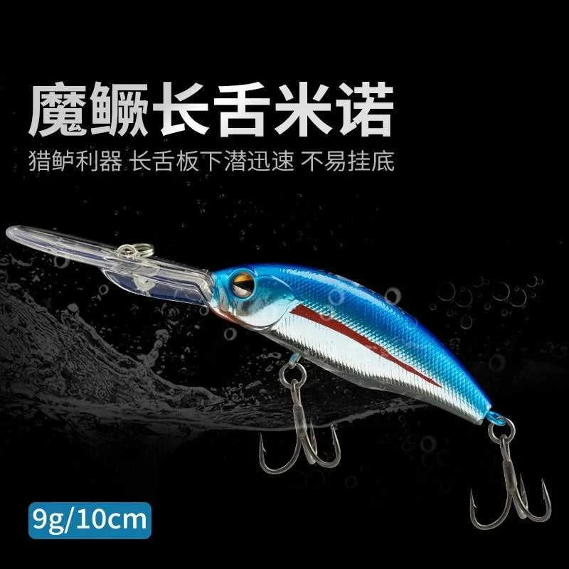 Mandarin Fish Specialized Long Tongue Plate Minnow 9g 10cm Freshwater Hard Bait Bionic Fishing Lure The jack market .AU The jack market .AU Fishing Gear $ 30 14:29#Red head silver body