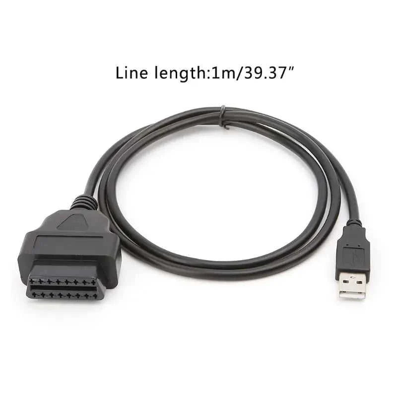 1 Meter Long OBD2 16PIN Female Head to USB Charger Cable for HUD Diaplsy GPS Tracker Get Power Connector Car 16 Pin OBD Adapter The jack market .AU The jack market .AU Home $ 29 <none>