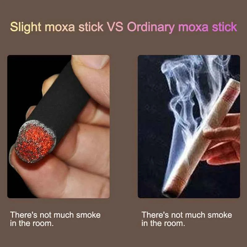 MoxaTherapy 30Pcs Japanese Moxibustion Sticks for Warm Acupoint Massage & Body Wellness