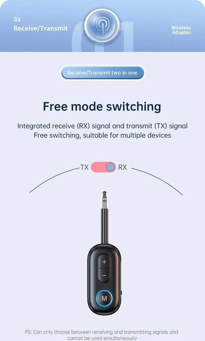 Bluetooth 6.0 Audio Transmitter Receiver 3.5MM AUX Hifi Stereo Music Wireless Adapter With Mic For Car Airplane TV PC Headphone The jack market .AU The jack market .AU Accessories Electronics $ 55 14:193#Bluetooth 6.0;200007763:201336100
