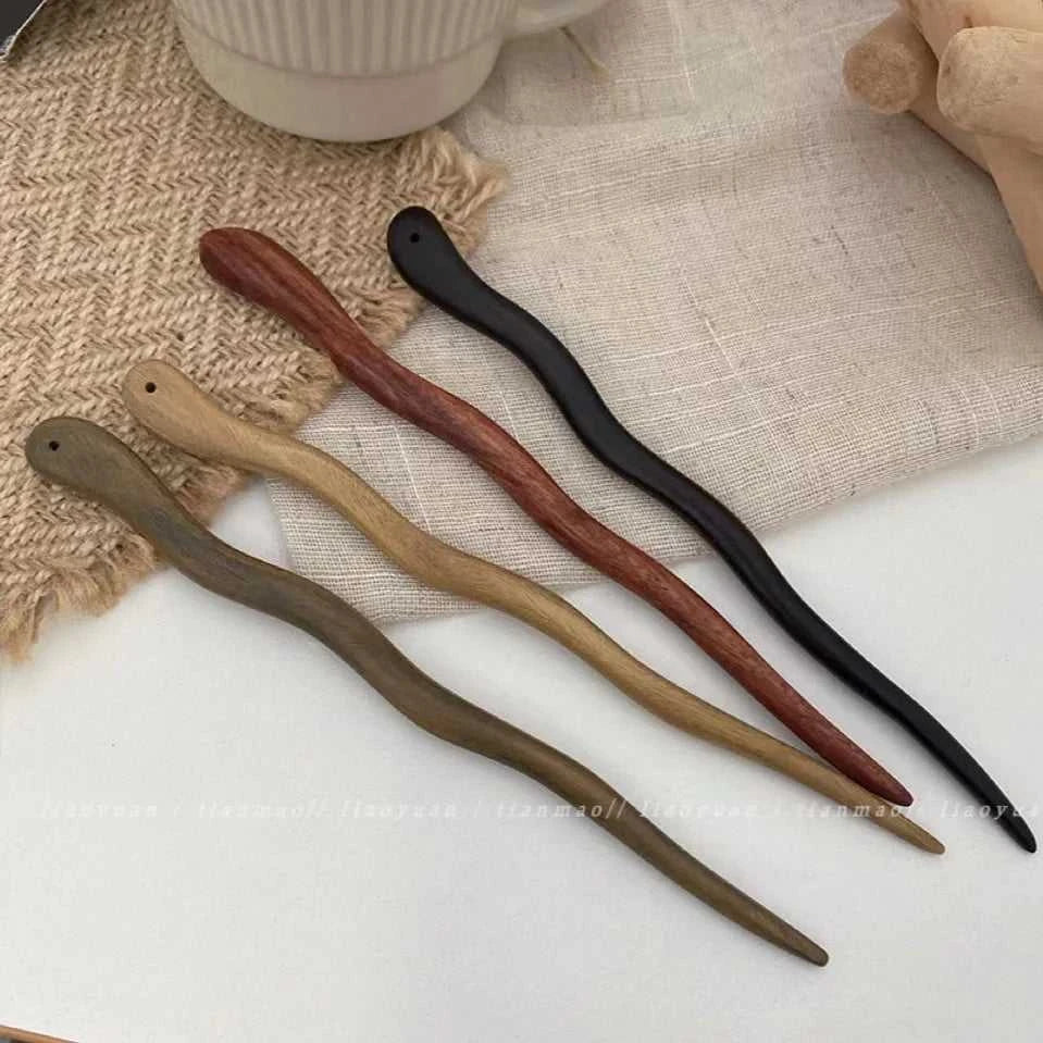 Chinese Style Elegant Wood Hair Stick For Women Girl Hairpins Simple Hair Fork Vintage Hanfu Cheongsam Headwear Hair Accessories The jack market .AU The jack market .AU Jewellery & Chains $ 49 200001033:361188#Wood