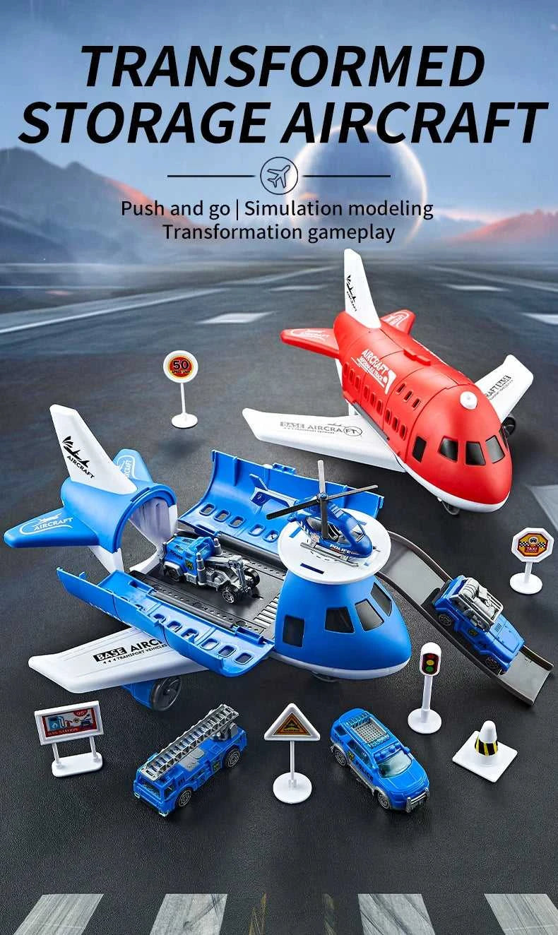 Children's Airplane Car Model Toys Inertial Model Simulation Planes Multifunctional Toys,Random 3 Cars,1 Helicopter,6 Road Signs The jack market .AU The jack market .AU Little Wonders $ 60 14:175