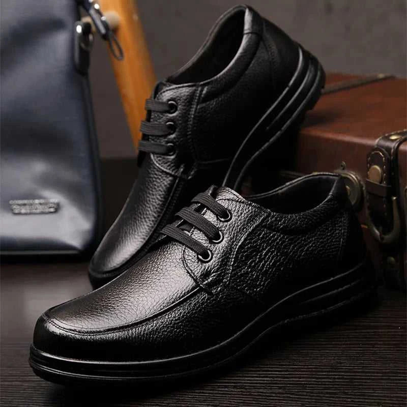 Genuine Leather Shoes Flat Mens Casual Shoes Cowhide Business Brand Male Footwear Soft Comfortable Black The jack market .AU The jack market .AU Step Up Your Style: Trendy Shoes for Every Occasion! $ 80 14:193#Black;200000124:200000364