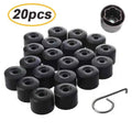 20/25pcs 21/18mm Decorative Tyre Wheel Nut Bolt Head Cover Cap Wheel Nut Auto Hub Screw Cover Protection Dust Proof Protector