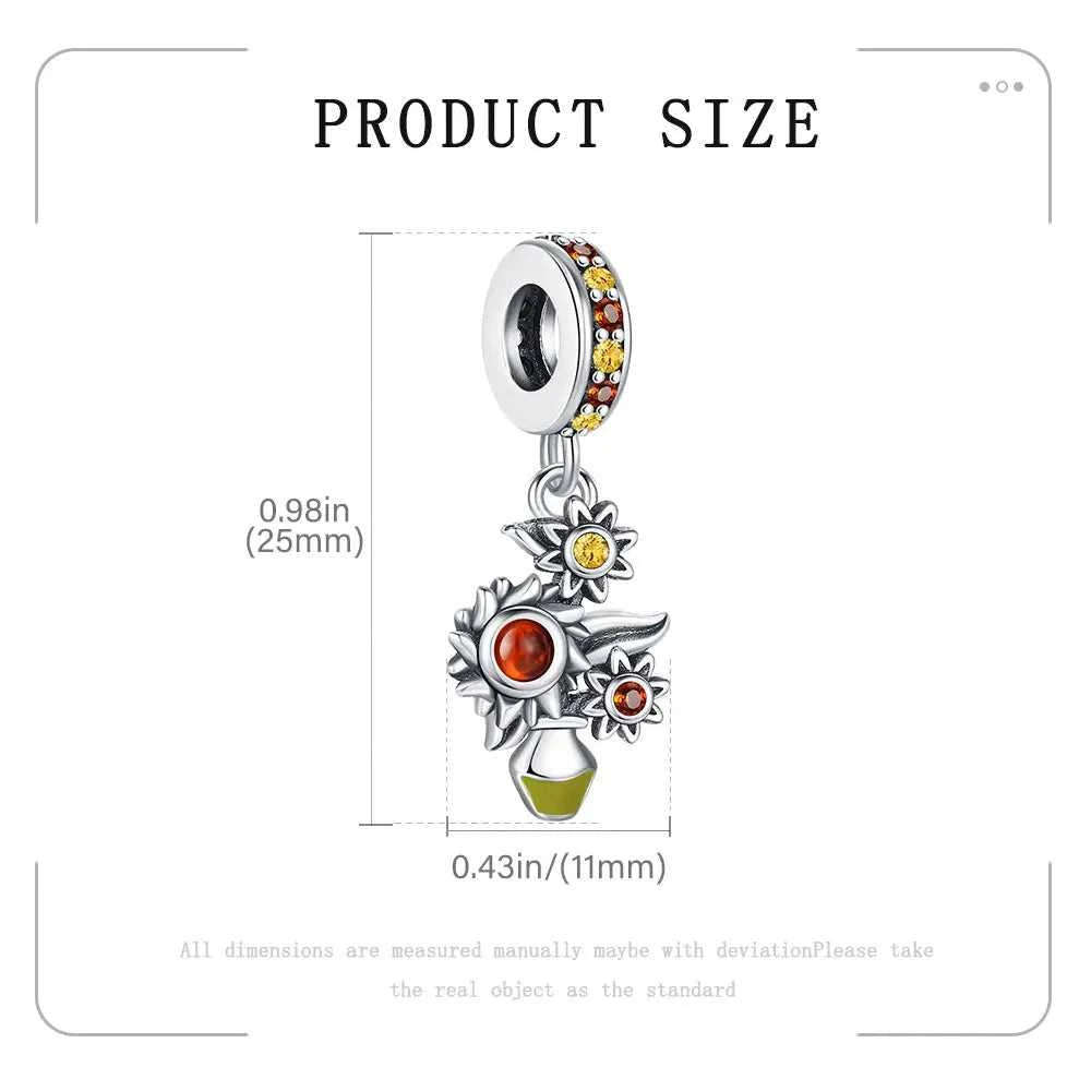2025 Hot New Original Flower Pendant 925 Sterling Silver Rose charm Fit bracelet diy For Women Elegant bead Daily Wear Fine gift The jack market .AU The jack market .AU Jewellery & Chains $ 50 200000226:200013901#NBB0022-18