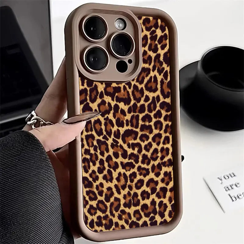 Leopard Print Hang Strap Case for OPPO Reno 12F 11F 10 5G 11 12 8 Pro 8T Reno 7 4G 5 6 Lite A60 A78 A58 A77 A57 A98 A38 A18 A17