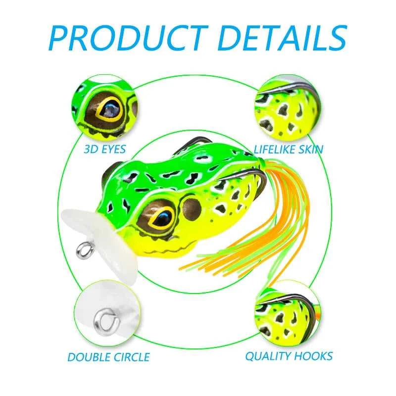 Topwater Fishing Lures Soft Swimbaits frog For Bass Fishing - Artificial Baits The jack market .AU The jack market .AU Fishing Gear $ 20 14:366#Color B