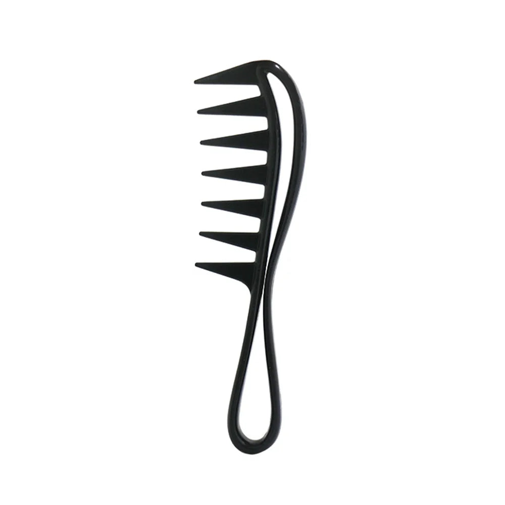 CombPro Antistatic Wide-Tooth Curl Comb - Effortless Detangling & Retro Style for All Hair Types