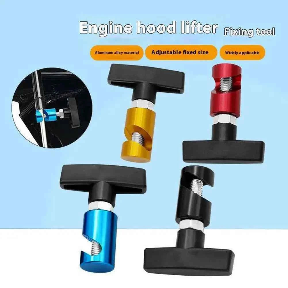 Car Hood & Trunk Gas Spring Struts - Colored Lift Supports with Anti-Slip & Anti-Pinch Safety Tool