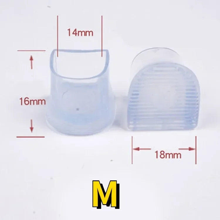 2/4/10/20Pcs Silicone Heel Protectors Stoppers Stiletto Dancing Covers Antislip High Heeler Bridal Wedding Shoes Accessories