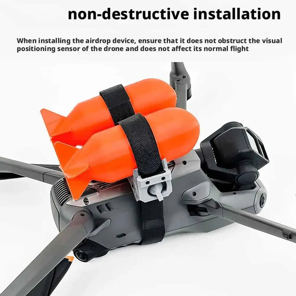 Drone Dropper for dji Air2 Mavic 4 3 Etc Dual-thrower Drone Launcher For Outdoor Rescue, Delivering Supplies, Delivering Flowers The jack market .AU The jack market .AU Drones $ 100 14:200006152#for most drones;200007763:201441035#CN