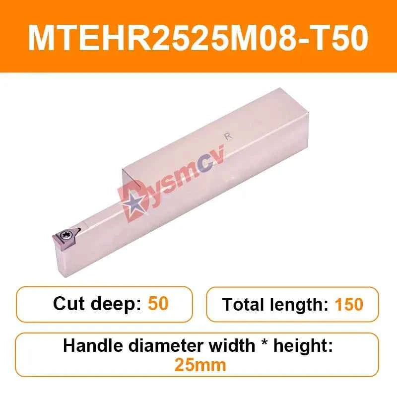 CNC Masters Premium Lathe Tool Holder | MTEHR MTEHL2525/2020/3232 | Deep Grooving & Large Cutting Precision