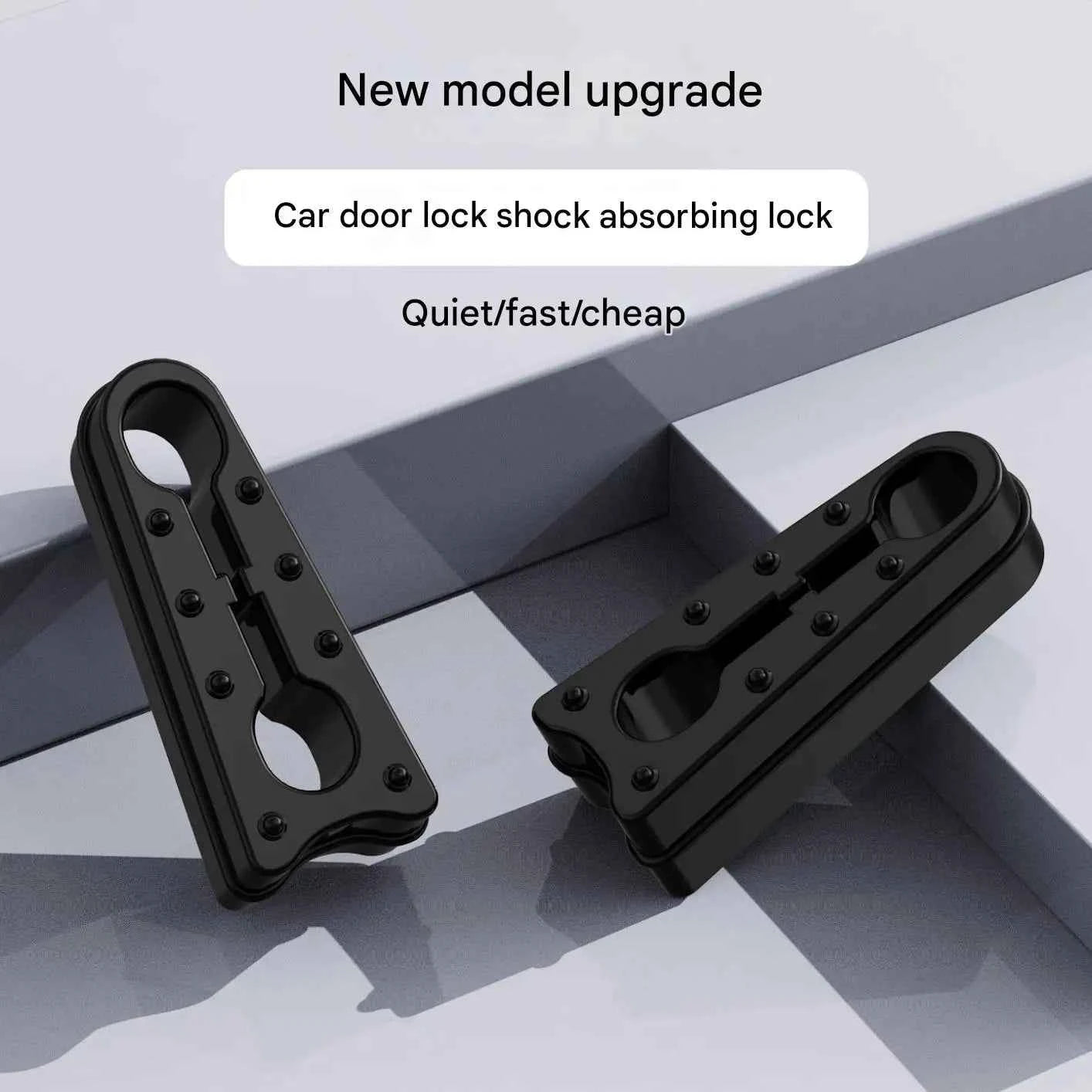 4 PCS Sound Damper Door Lock Buffer For Renault Duster 2 Captur Kaptur Arkana Fluence Soundproof Screaks Deaf Seal Deadener Car