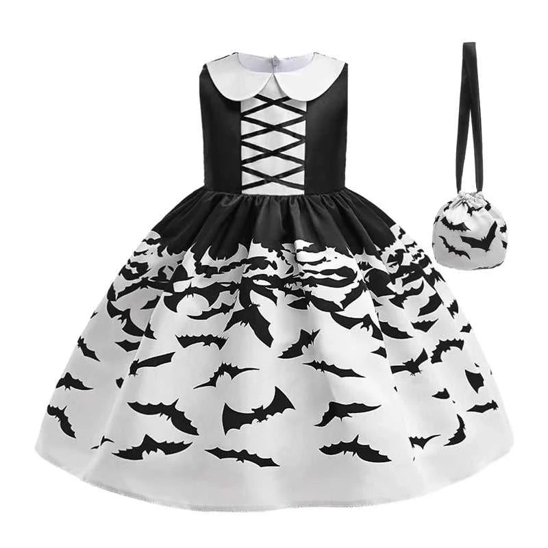 Girls Dress Halloween Costume For Kids Girl Party Dresses Children Girls Pumpkin Lace Witch Printed Cosplay Princess Dress The jack market .AU The jack market .AU Mum & Kids: Essential Products for Every Family $ 44 14:350852#black;200000463:200004187#100 (2T)