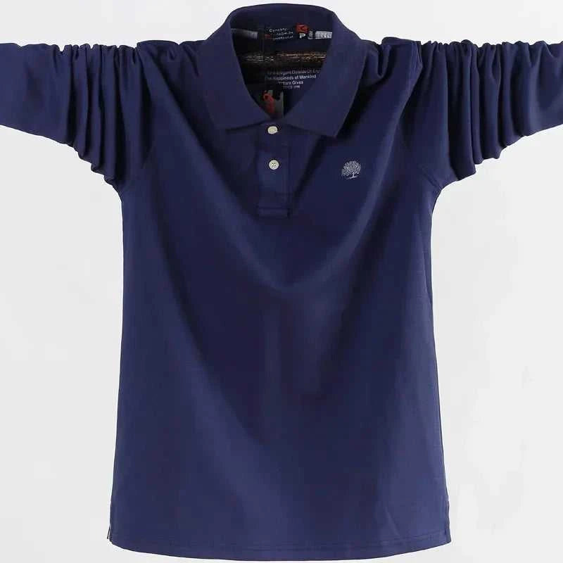 New Autumn Men Polo Shirt Men's Business Work Cotton Male Top Tees Long Sleeve Turn-down Collar Polo Shirts Large Size 6XL The jack market .AU The jack market .AU Men Fashion $ 49 14:691;5:200005259