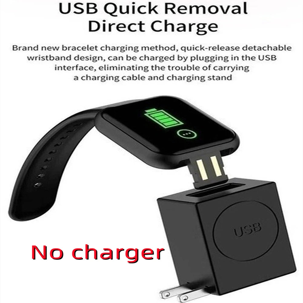 Smartwatch Men Women Wristwatches Smart Watch Message Fitness Monitor Bracelet Birthday Gift Electronic Clock For Android IOS - Jack market 1988Jack Market 1988