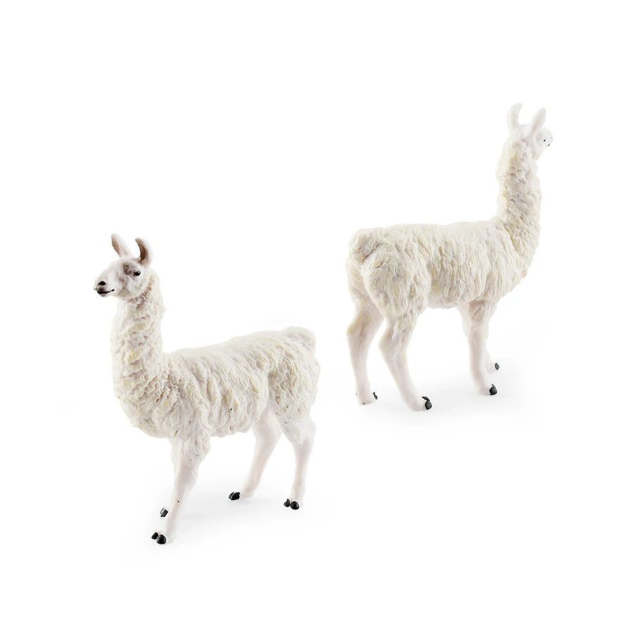 Realistic Farm World Alpaca Animal Model Figures Llama Toy Figurine Zoo Education Collection Home Decor Playset Kids Gifts