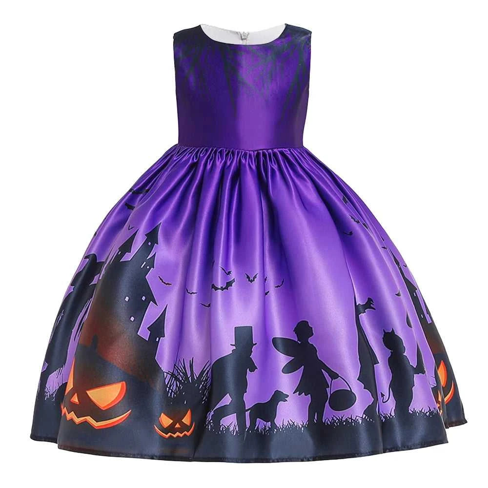 Girls Dress Halloween Costume For Kids Girl Party Dresses Children Girls Pumpkin Lace Witch Printed Cosplay Princess Dress The jack market .AU The jack market .AU Mum & Kids: Essential Products for Every Family $ 44 14:350852#black;200000463:200004187#100 (2T)
