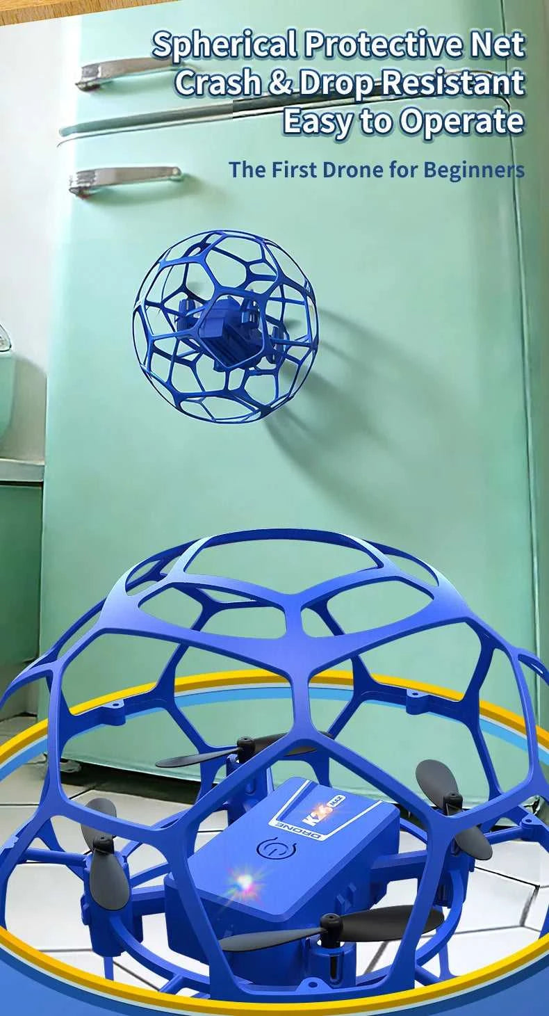 K26 2026 New Aerial Football Drone 360 ° All Inclusive Anti Fall Hand Thrown and Easy To Use Three Speed Variable Speed The jack market .AU The jack market .AU Drones $ 72 14:10#K26-Red