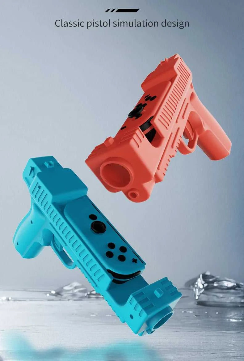 2PCS Shooting Gunstock Grip Game Gun Shape Handgrip for Switch/OLED Game Accessories Easy install Enhance interaction experience The jack market .AU The jack market .AU Accessories Electronics $ 63 14:10#Red Blue