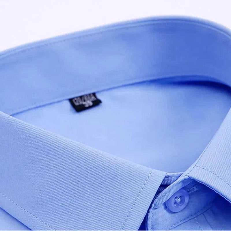 White men's Dress shirt long sleeve spring and summer thin business casual free ironing high quality slim fashion breathable The jack market .AU The jack market .AU Men Fashion $ 29 14:1254#7;5:100010487