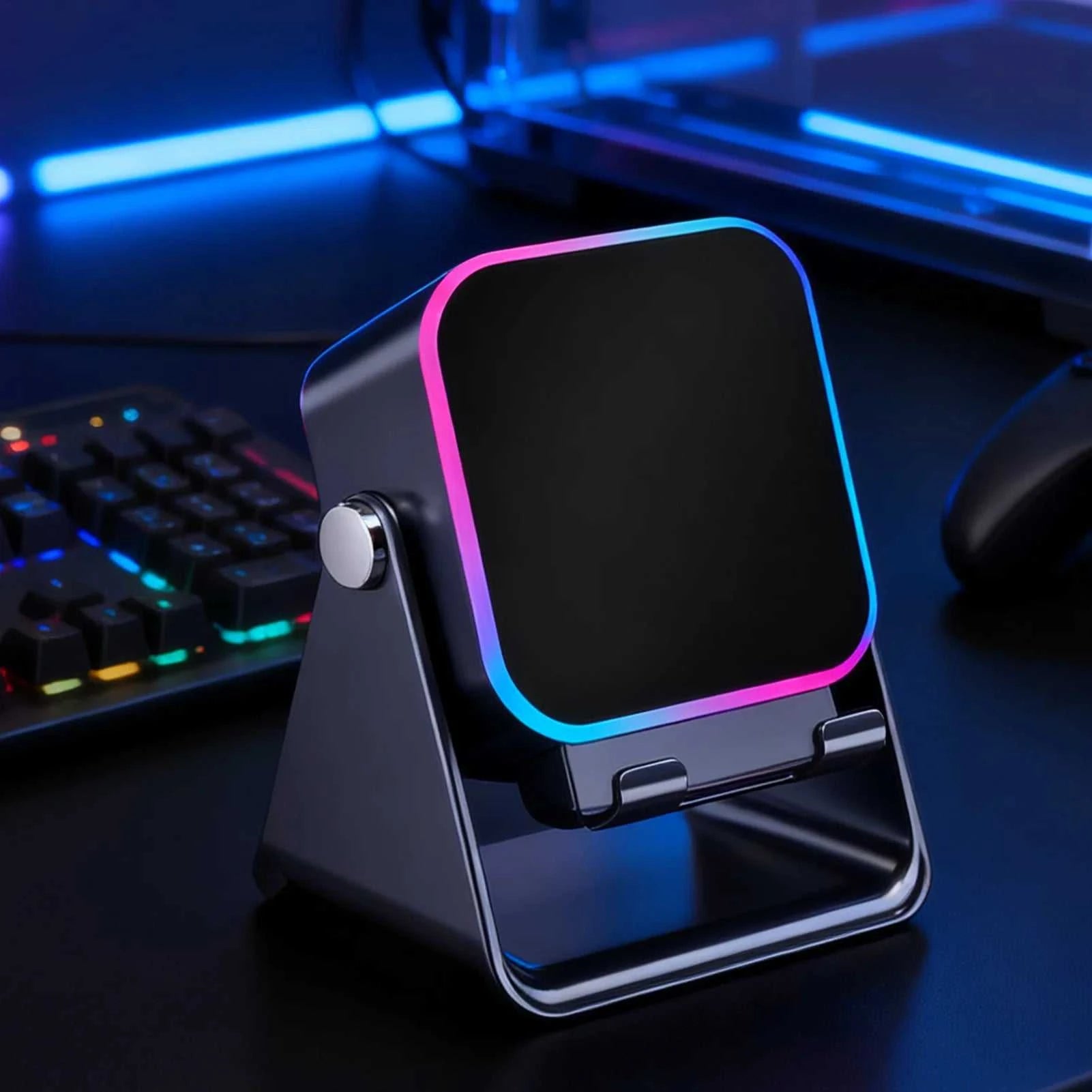 2026 Induction Speaker With Light Foldable Station Phone Speaker Stand 10W For Home Office Travel Christmas Birthday Men Women The jack market .AU The jack market .AU Accessories Electronics $ 73 14:193#Black