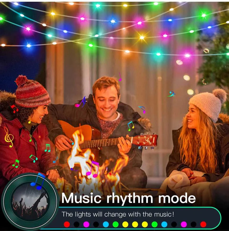 10M/20M Programmable USB 5V LED Light Neon Strip Smart Bluetooth Addressable WS2812 RGBIC Fairy String Light For Christmas Decor The jack market .AU The jack market .AU Home $ 51 136:200002572#5M-50LEDS