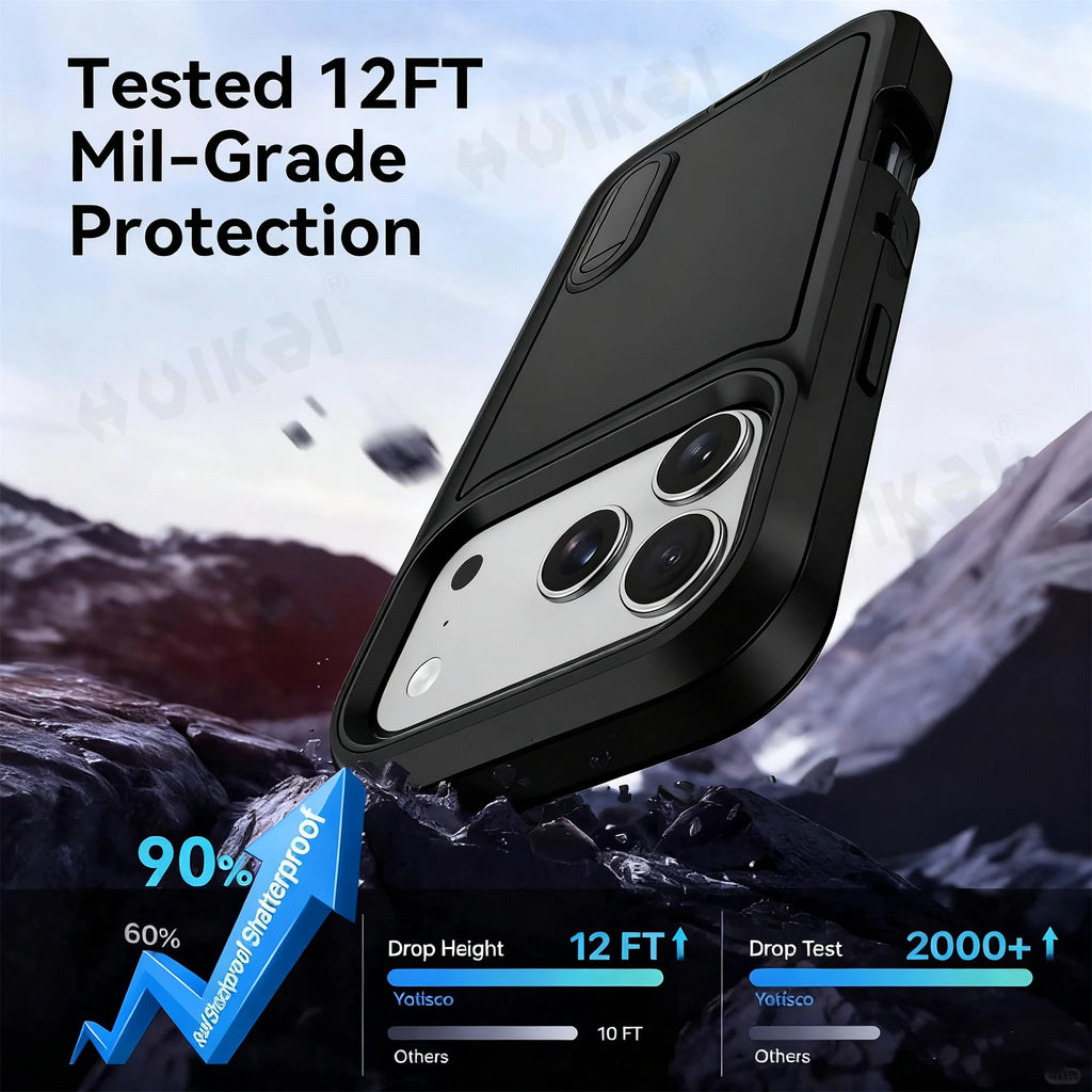 Ultimate Protection Silicone Case for iPhone 17 Pro Max | Heavy-Duty Shock Absorption, Full Body Defense