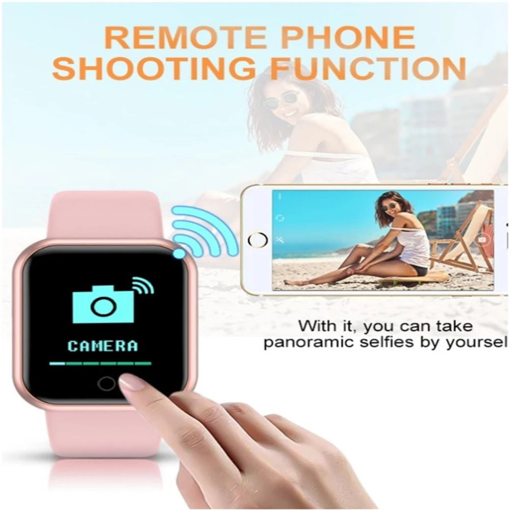 Men Smart Watch Women Watches Electronic Bracelet Message Remind Weather Clock Fitness Monitor Y68 Smartwatch For Android IOS