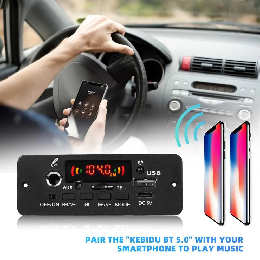 Bluetooth 5.0 10W Amplifier MP3 Decoder Board Wireless Music Player 5V Car FM Radio Module USB TF for Music Subwoofer Speaker The jack market .AU The jack market .AU Accessories Electronics $ 50 14:193#2X5W