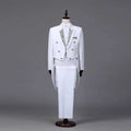 Tuxedo Dress Suits Men Embroidery Shiny Lapel Tail Coat Tuxedo Wedding Groom Tailcoats Party Stage Singer Suits Dress Coat Tails The jack market .AU The jack market .AU Men Fashion $ 69 14:200002130#Flower white;5:100014065