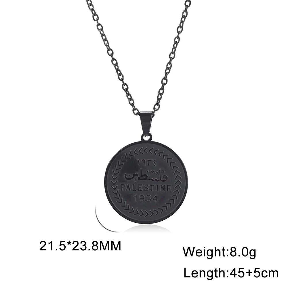Cazador Vintage Palestine Women's Necklace Men Pendant Choker Necklace Mother Gift Stainless Steel Jewelry 2024 Wholesale The jack market .AU The jack market .AU Jewellery & Chains $ 48 200001034:2604813136#Rose Gold Color
