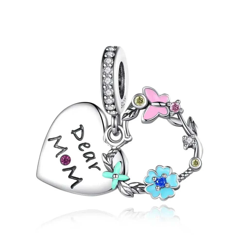 1 Pcs 925 Sterling Silver Family Jewelry Mother And Daughter Diy Pendant, Suitable For Women's Bracelets DIY Making jewelry The jack market .AU The jack market .AU Jewellery & Chains $ 50 14:202619806#S925