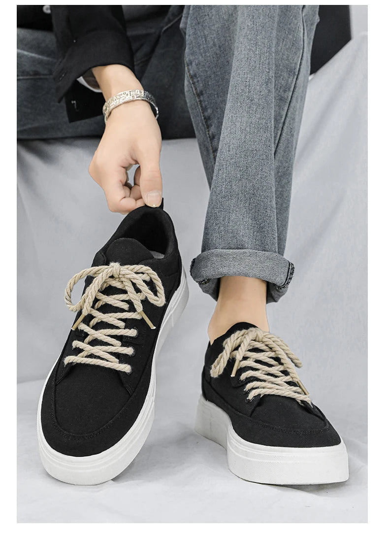 Men's shoes spring summer new styles men's niche design youth versatile casual shoes sports trendy shoes board shoes