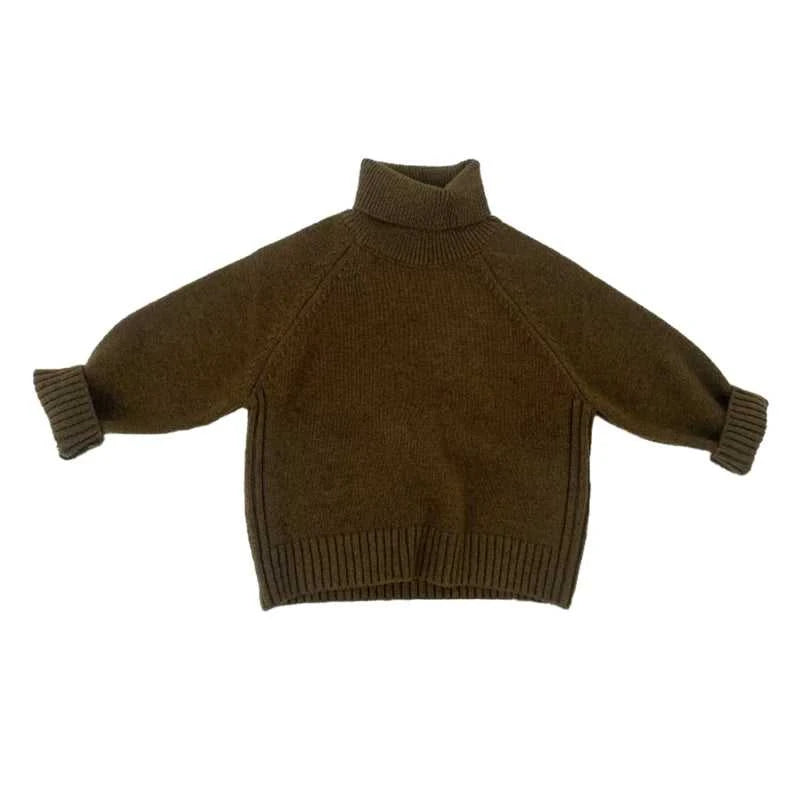 Children Turtleneck Sweater Knitted Pullover Sweater Winter Warm Slip Over Outfit Long Sleeves Hoodies for Kids Age 1-6T The jack market .AU The jack market .AU Mum & Kids: Essential Products for Every Family $ 45 14:691#Gray;200000463:200004188#100 for 3T