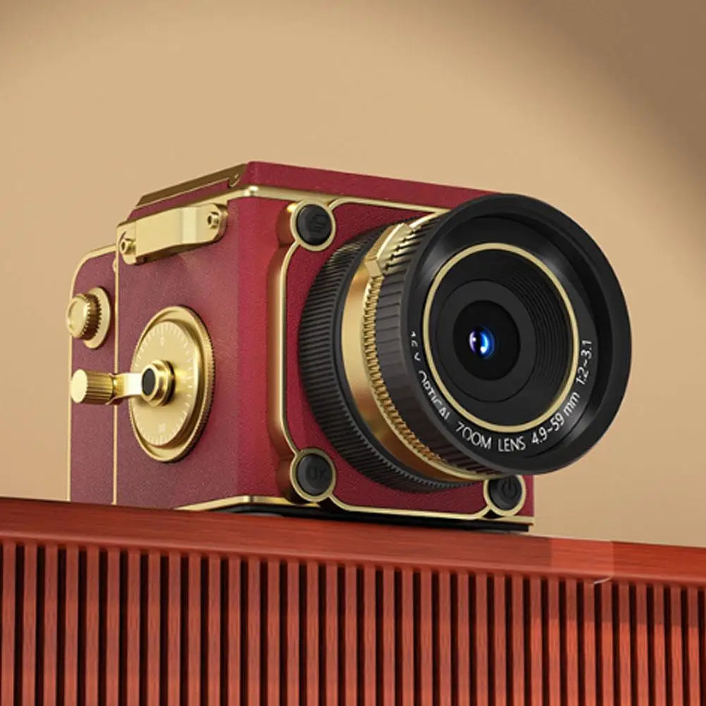 Portable Mini Camera Travel Photography Retro CCD Digital Camera Student Graduation Photo Zoom High-definition Digital Camera
