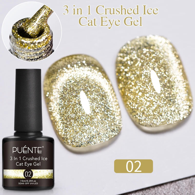 BrandName Chrome Mirror Effect Gel Polish - 5ml Golden Silvery Metallic Liner for Stunning French Nail Art