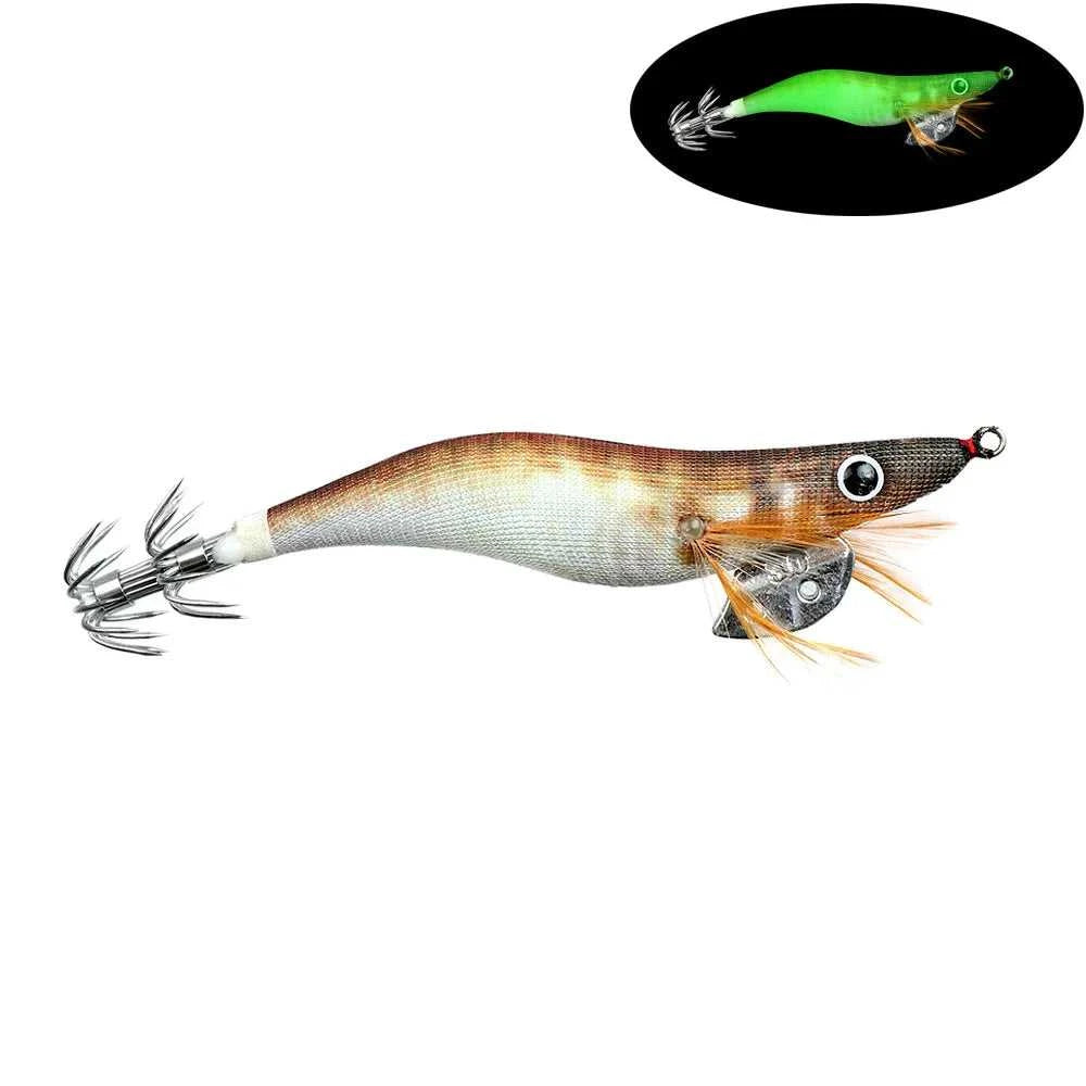 Full Body Luminous Wooden Shrimp Colorful Imitation Squid Shrimp Fake Bait2.0 2.5 3.0#Squid Cuttlefish Sea Fishing Umbrella Hoo The jack market .AU The jack market .AU Fishing Gear $ 20 14:366#B;5:100014443#10CM 11G