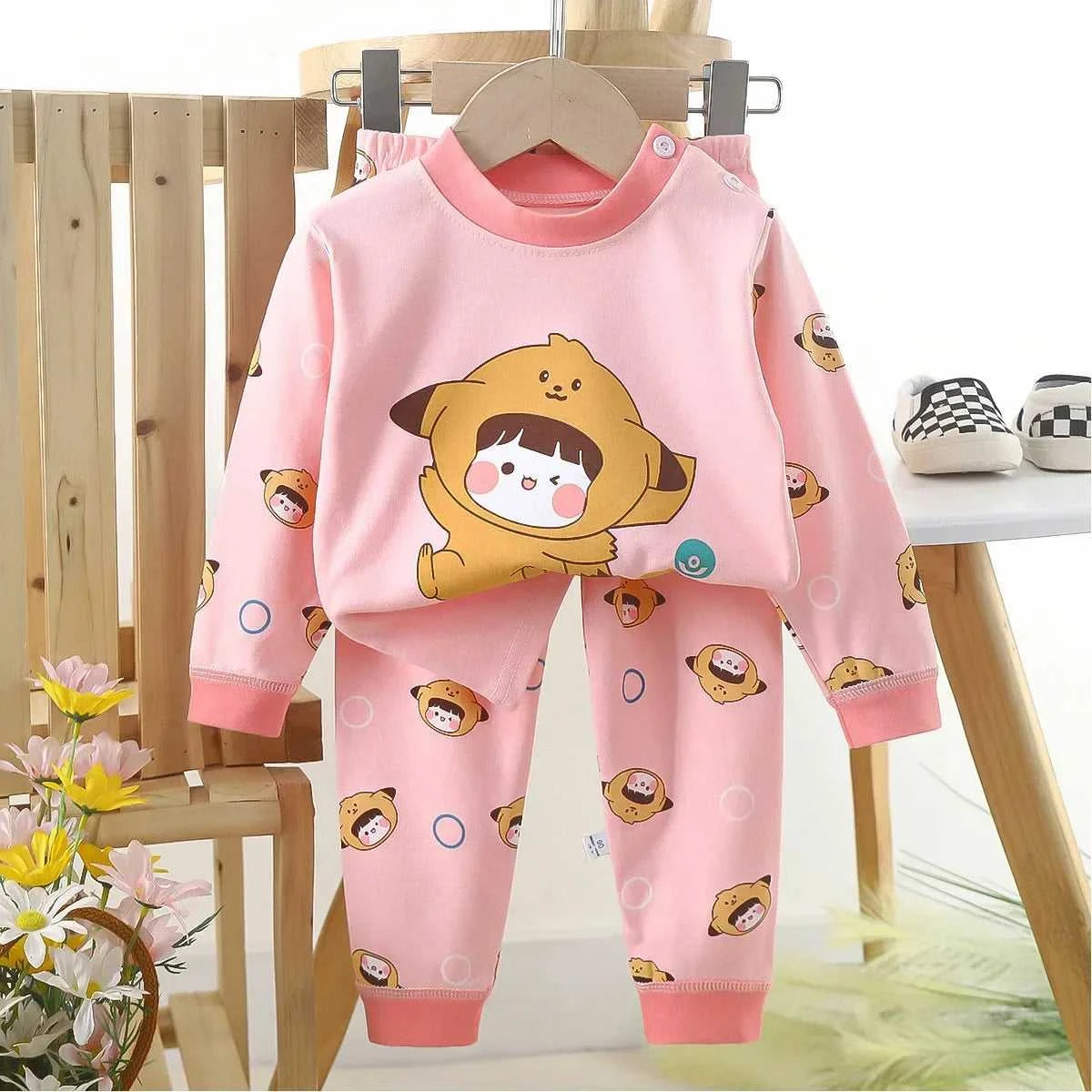 New 2025 Kids Girls Casual Warm Pajamas Cute Cartoon Rabbit Long Sleeve T-Shirt Tops + Pants Baby Autumn Sleepwear Clothing Sets The jack market .AU The jack market .AU Mum & Kids: Essential Products for Every Family $ 35 14:200004889#Style 4;200000463:200661898#12M