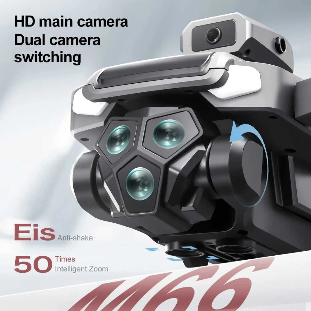 2025 New M66 Drone HD Folding Remote Control With Camera And Screen 5G FPV Camera Quadcopter Brushless Motor RC Quadcopter The jack market .AU The jack market .AU Drones $ 125 14:691#M66-Grey